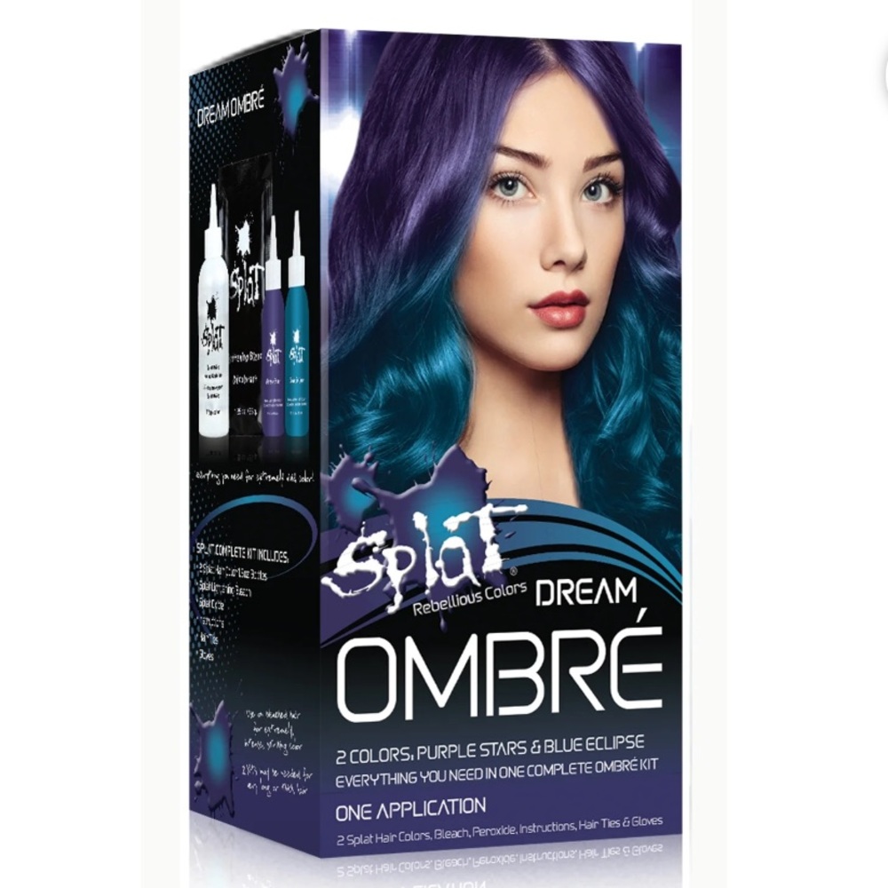 Splat Dream Ombré Hair Color Kit - Purple and Blue